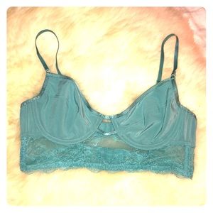Free People Bonfire Lace Longline Bralet 36B
